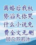 离婚后我权势滔天你哭什么小说免费全文无删减阅读